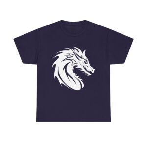 Tribal Dragon Head T-Shirt — Fierce Vector Dragon Tee